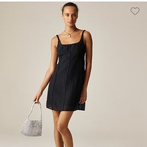 J.Crew Collection Sheer Organza Slip Dress